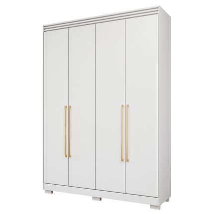 Guarda Roupa Panan Julia 4 Portas - Branco