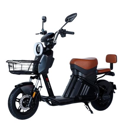 Scooter Elétrica Duos E-Treck 48V 1000W - Preta