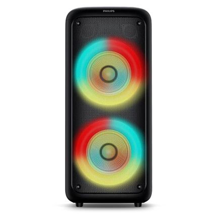 Caixa de Som Amplificada Philips Party TAX4000 1500W Bluetooth com Led - Bivolt
