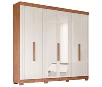 Guarda-Roupa-Panan-Cecilia-6-Portas-com-Espelho-na-cor-Cinamomo-Off-White---1