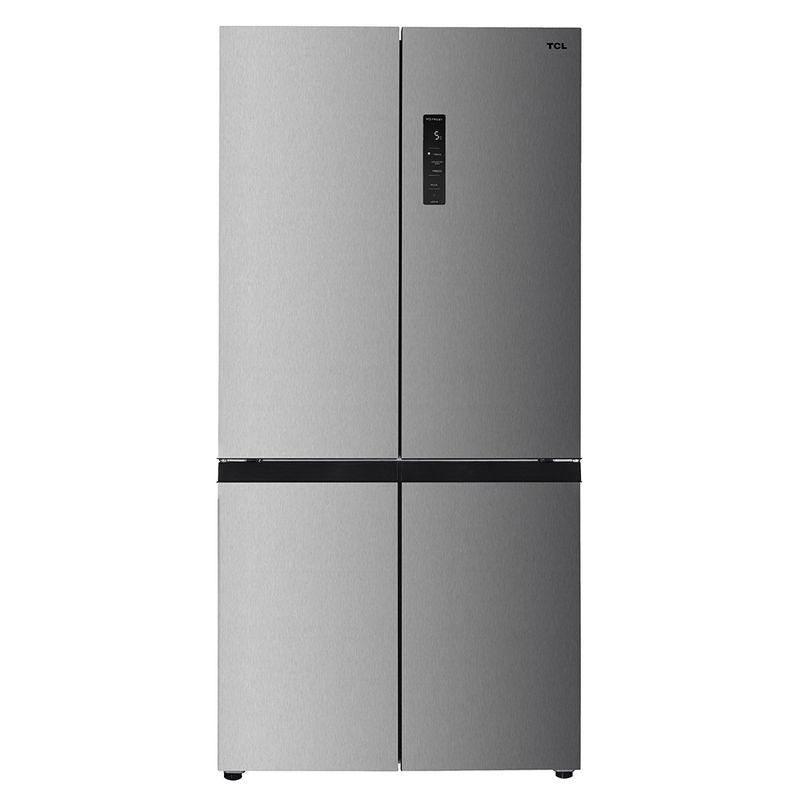 Geladeira TCL C589CDN 4 portas 600 Litros Side By Side Inox