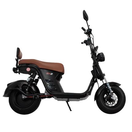 Scooter Elétrica Autopropelido Duos FX2 60V 1000W - Preta