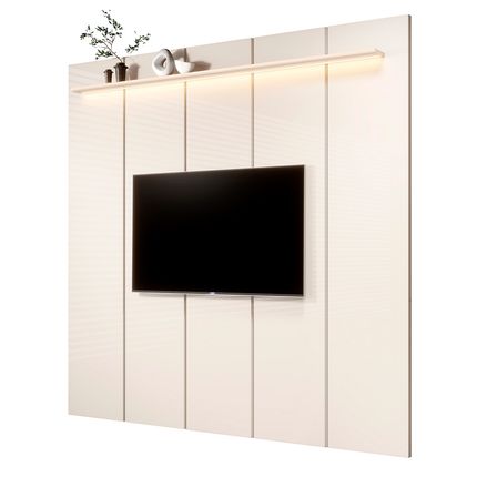 Painel EDN Estone 230cm para TV até 75'' - Off White