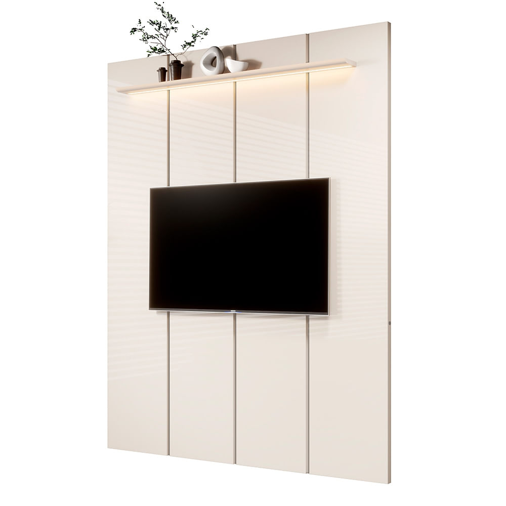 Painel EDN Estone 180cm para TV até 75'' - Off White