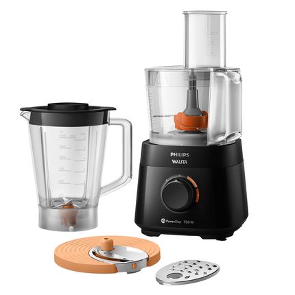 Multiprocessador Philips Walita PowerChop 750W com 2 velocidades Preto - 127V