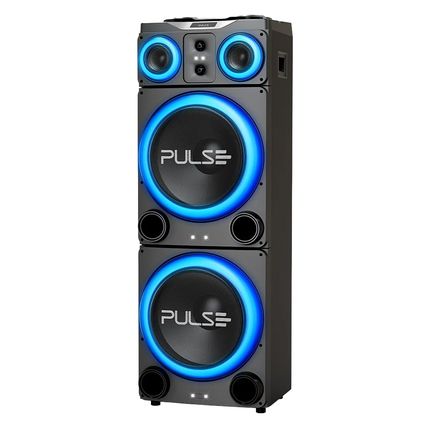 Caixa de Som Amplificada Pulse SP515 3500W 15'' Bluetooth com Led - Bivolt