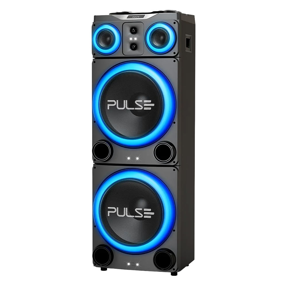 Caixa de Som Amplificada Pulse SP515 3500W 15'' Bluetooth com Led - Bivolt