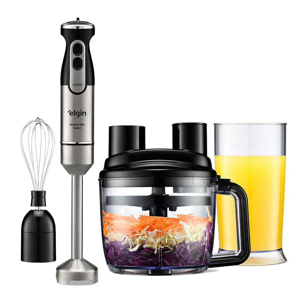 Mixer Elgin 1000W Master Mix 5 em 1 Preto