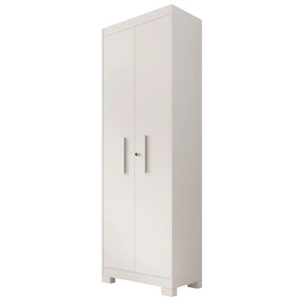 Armário Multiuso ACP Íris 2 Portas com Chave - Branco