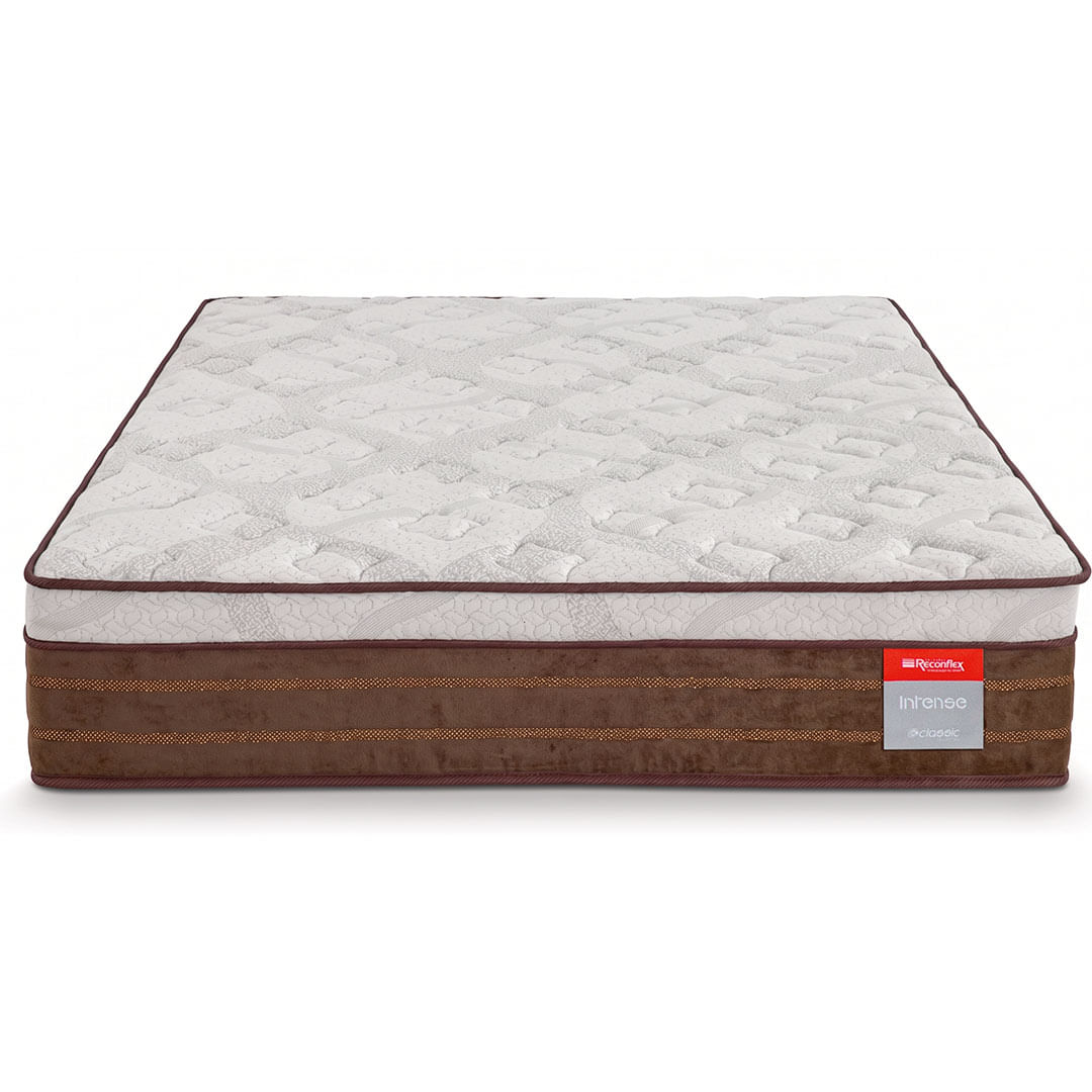 Colchão para Casal Queen 158cm Reconflex Intense Miralastic Pro Selado D28 - Marrom