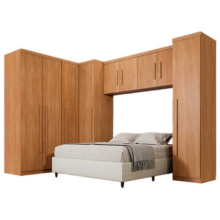 Guarda Roupa Modulado Benetil Dallas com 9 Portas - Cinamomo