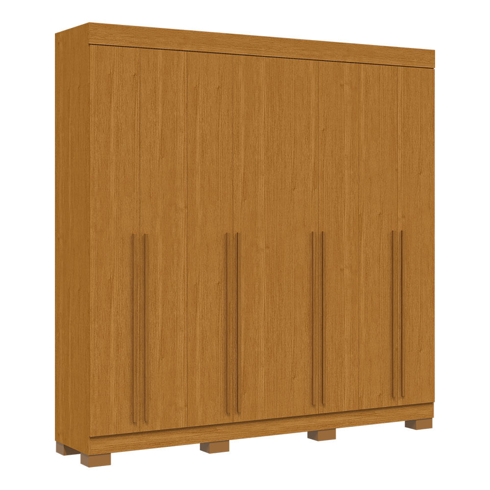 Guarda Roupa ACP Stella 8 Portas e 4 gavetas com pés - Cinamomo