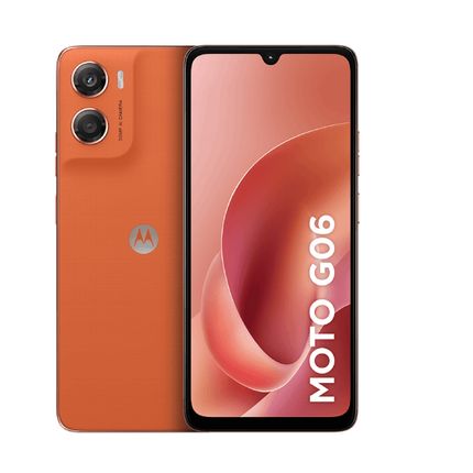 Smartphone Motorola XT2535 G06 4G Tela FHD+ 6.9'' 128GB 4GB RAM - Laranja
