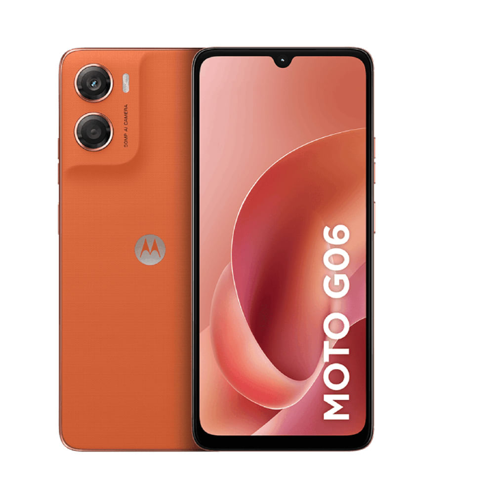 Smartphone Motorola XT2535 G06 4G Tela FHD+ 6.9'' 128GB 4GB RAM - Laranja