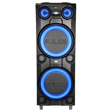 Caixa de Som Amplificada Pulse SP517 2500W 10'' Bluetooth com Led - Bivolt