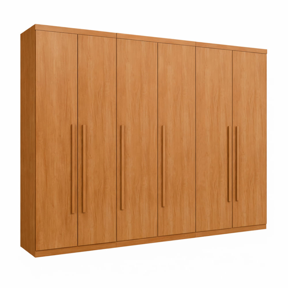 Guarda Roupa Modulado Benetil Dallas 6 Portas e 6 Gavetas - Cinamomo