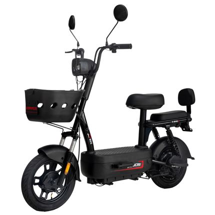 Bicicleta Elétrica Autopropelido Duos Bee 48V 500W - Preta