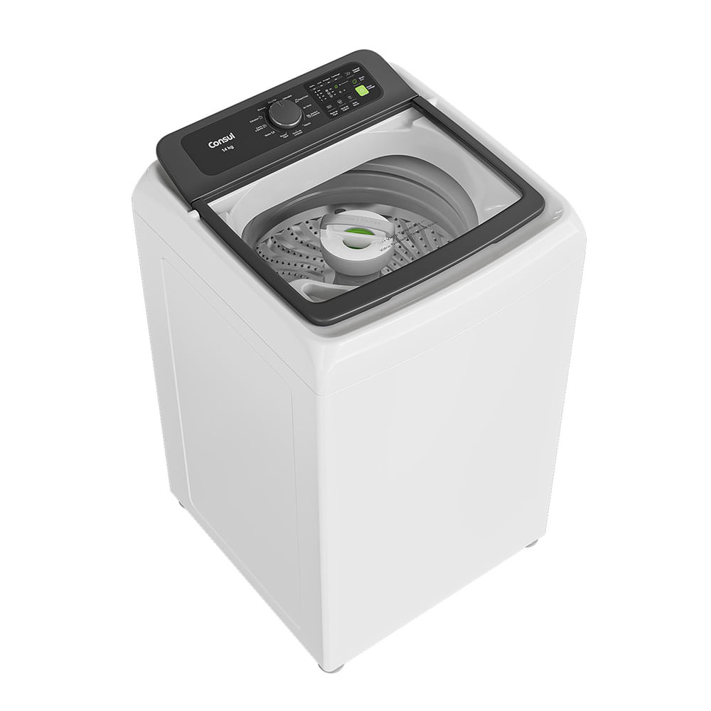 Máquina de Lavar Consul CWN14ABANA 14Kg Automática com Cesto Inox