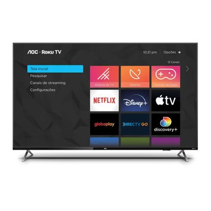 Smart TV AOC 50U7045/78G 50'' DLED 4K Roku TV