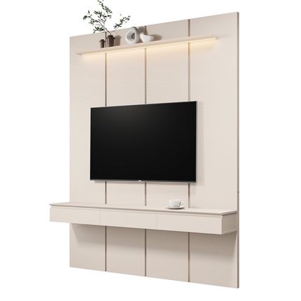 Home EDN Estone Suspenso 180cm para TV de até 75'' com LED - Off White