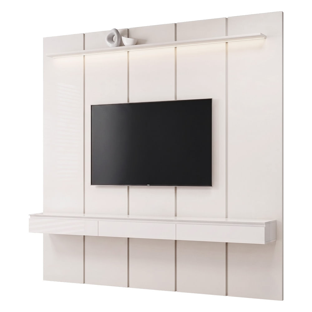 Home EDN Estone Suspenso 225cm para TV até 75'' - Off White