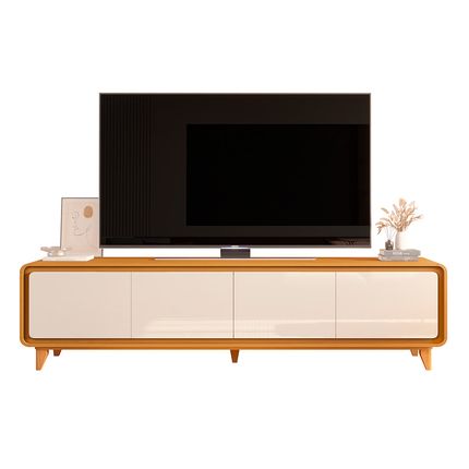 Rack Liv EDN para TV até 75'' - Cedro/Off White