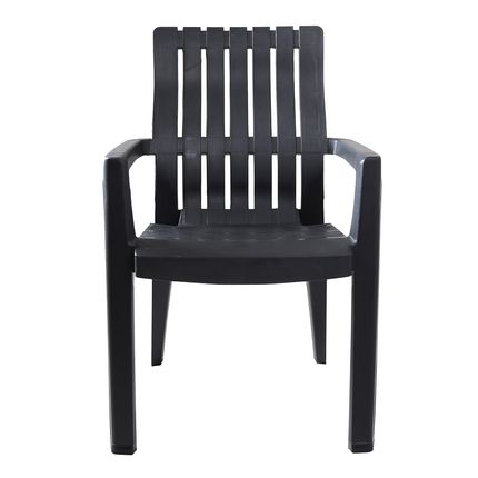 Poltrona de Plástico Thai - Preto