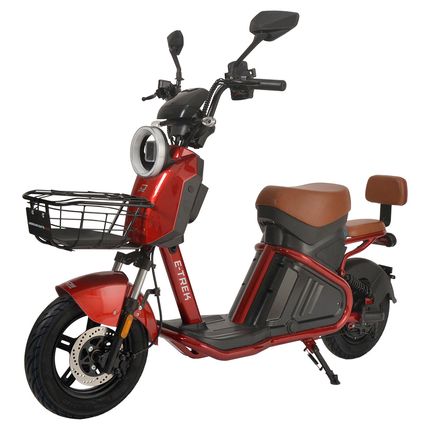 Scooter Elétrica Autopropelido Duos E-Trek Lithium 48V 1000W - Vermelha