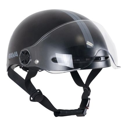 Capacete Bike Coquinho Rava Tamanho M 54 a 58 - Preto