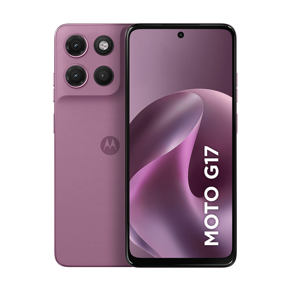 Smartphone Motorola XT2623 G17 4G tela FHD+ 6,7'' 256GB 4GB RAM + 8GB RAM Boost  - Rosa