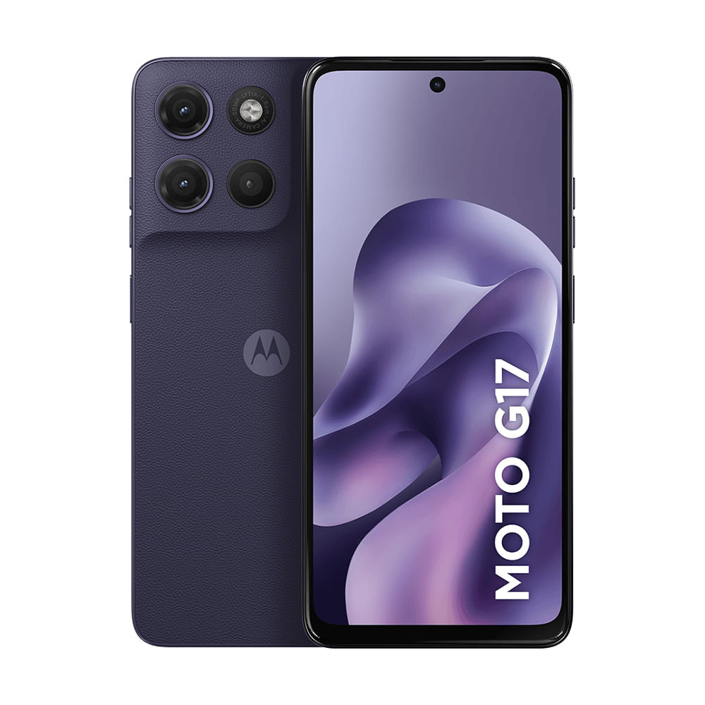 Smartphone Motorola XT2623 G17 4G tela FHD+ 6,7'' 256GB 4GB RAM + 8GB RAM Boost  - Roxo