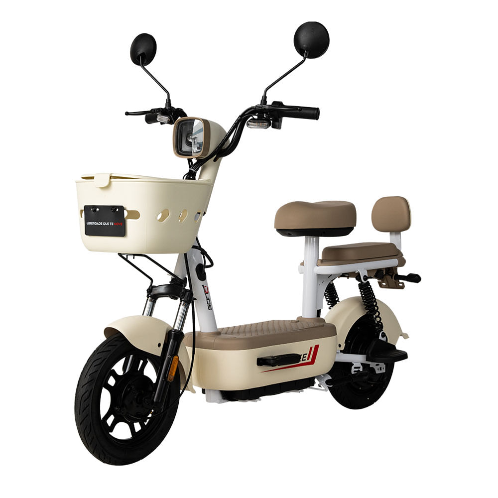 Bicicleta Elétrica Autopropelido Duos Ace 500W - Bege