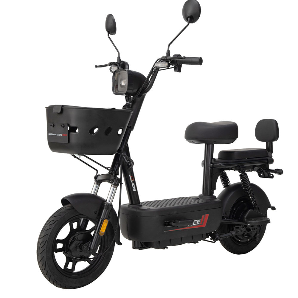 Bicicleta Elétrica Autopropelido Duos Ace 500W - Preta