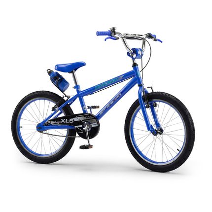 Bicicleta Bicikids Racing Aro 20 e Freio V-Brake - Azul