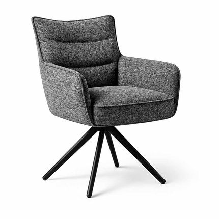 Poltrona Revan Elegance 1 Lugar Tecido Veludo - Cinza