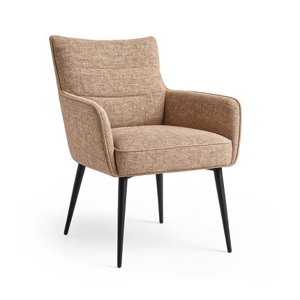 Poltrona Maloy Imperial 1 Lugar Tecido Veludo - Bege