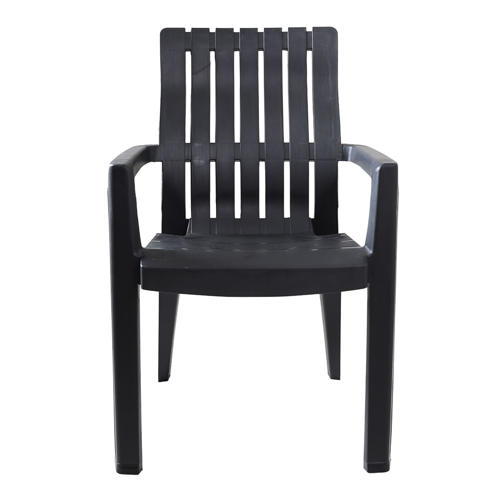 Poltrona de Plástico Thai - Preto