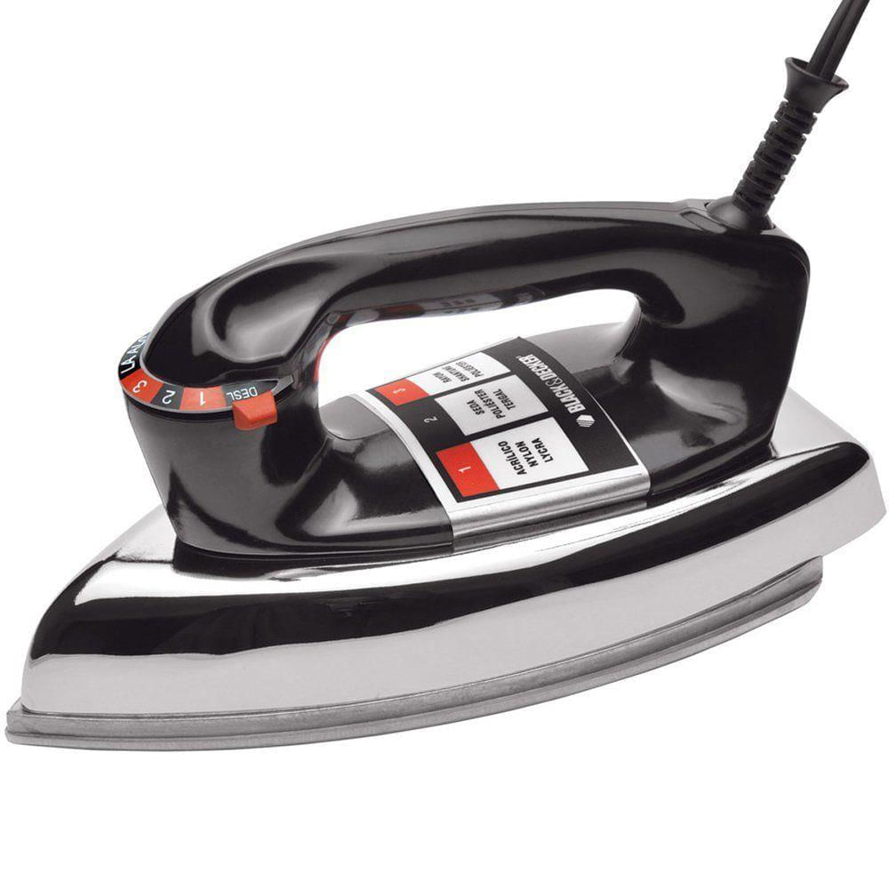 Ferro de Passar à seco Black e Decker VFA1110 com Salva Botões