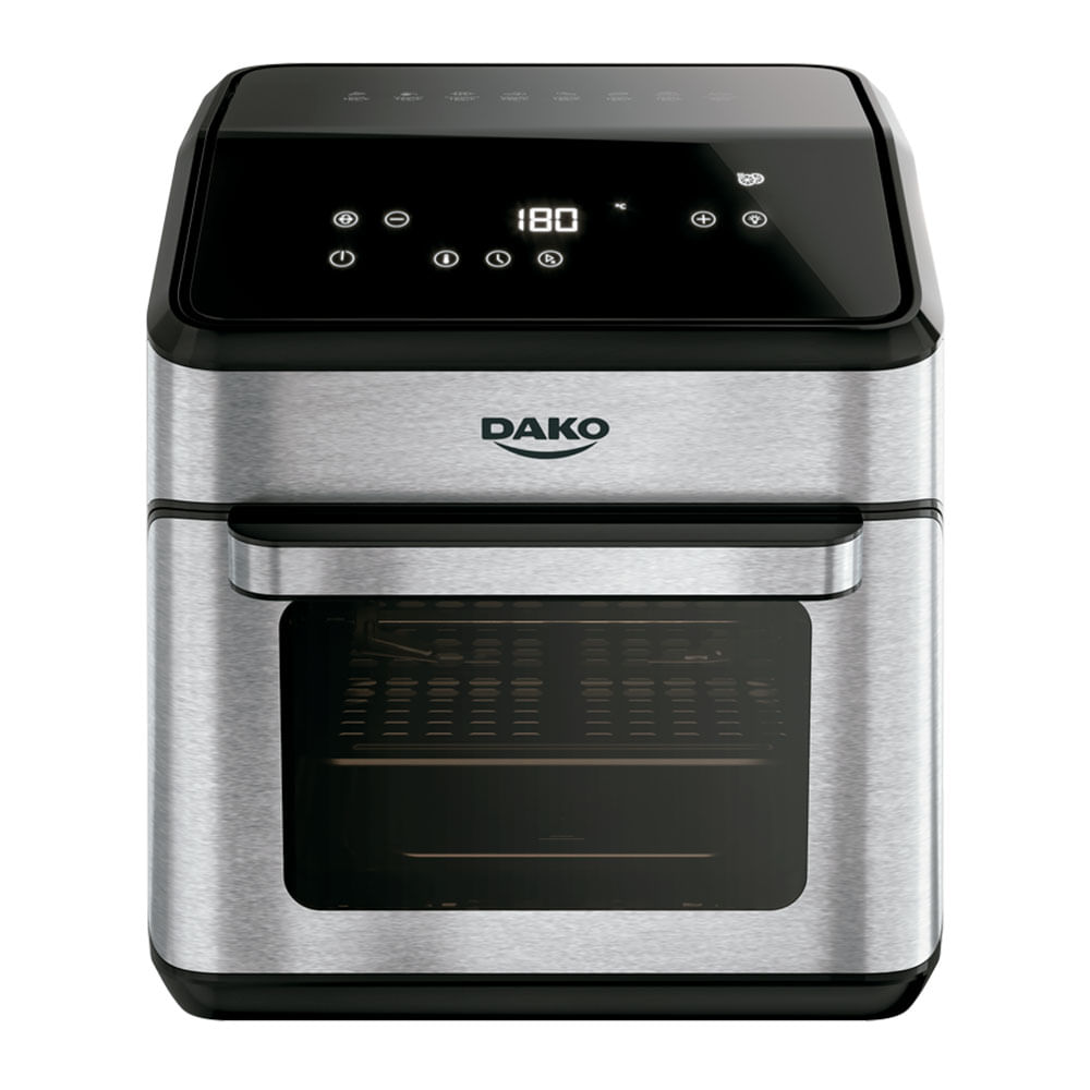 Fritadeira Elétrica Air Fryer Dako Oven Digital Inox 12 Litros 1700W