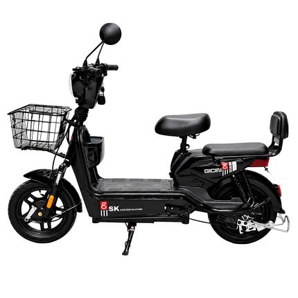 Bicicleta Elétrica Autopropelido Movu Linyi Golden 48V 500W - Preta