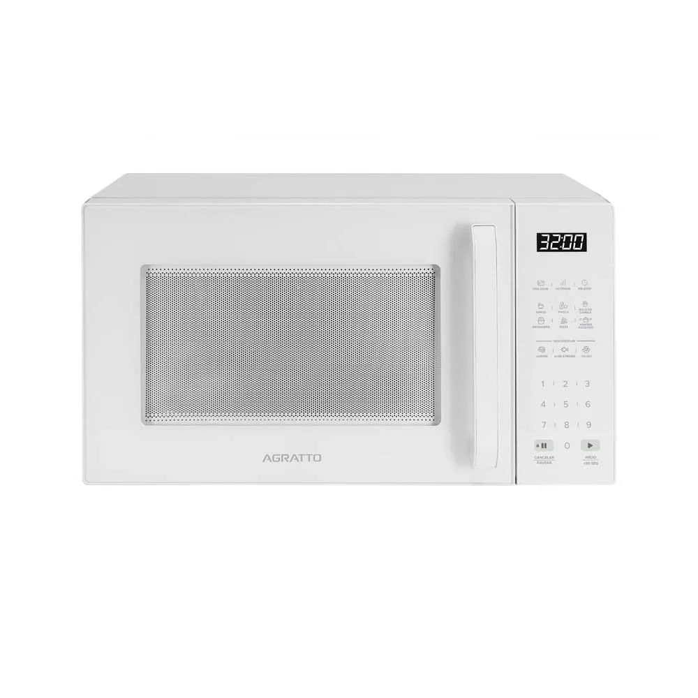 Forno Micro-ondas 32 Litros Agratto AMIC02BN com Painel Integrado 1400W Branco