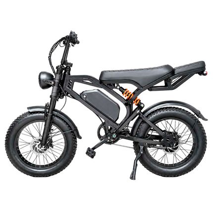 Bicicleta Elétrica Autopropelido Movu Linyi N1 48V 750W - Preta