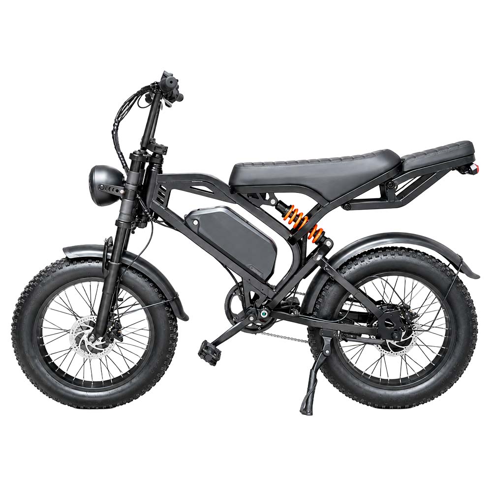 Bicicleta Elétrica Autopropelido Movu Linyi N1 48V 750W - Preta
