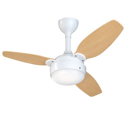 Ventilador de Teto Ventisol Legacy Inverter 3 Pás 30W Branco/Pinus - Bivolt